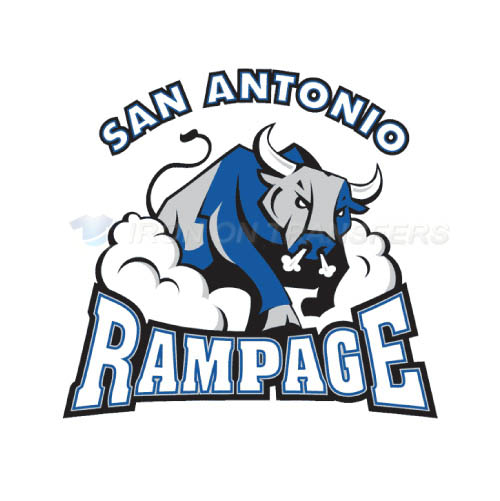 San Antonio Rampage Iron-on Stickers (Heat Transfers)NO.9134